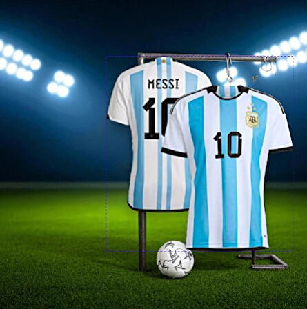 Messi 2021/22 Sezon Dünya Kupası 3 Yıldız Arjantin Yetişkin Forması