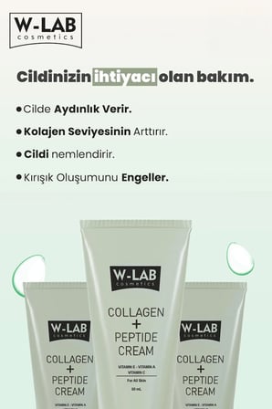 W-Lab Cosmetics Collagen + Peptide Gençleştirici Krem 50 ML