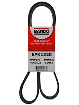 Bando 6PK1320 Kanallı Kayış Doblo Albea Corsa C 1.3 Multijet Klimalı 1340024