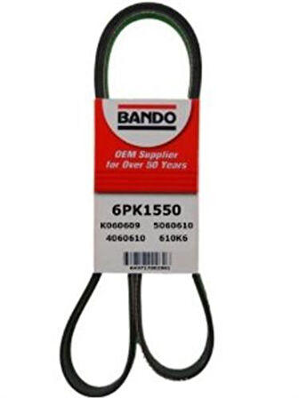 Bando 6PK1550 Kanallı Kayış Astra J 09-17 A16XER Insignia 1.6 08-Chevrolet Cruze 09- Ford Volvo Volkswagen BMW 6839 036145933H