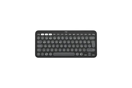 Logitech Pebble Keys 2 K380s Bluetooth Klavye-920-011859 + Logitech M350s Pebble 2 Kablosuz Sessiz Mouse-910-007015