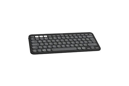 Logitech Pebble Keys 2 K380s Bluetooth Klavye-920-011859 + Logitech M350s Pebble 2 Kablosuz Sessiz Mouse-910-007015