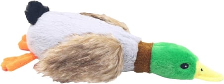Busstier Yumuşak Dostluk – Peluş Ördek Köpek Oyuncağı ve Evcil Hayvan Tarağı Seti