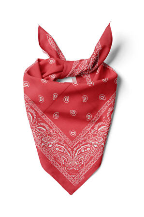 DSCARF TURUNCU ETNİK DESEN HAKİ BANDANA