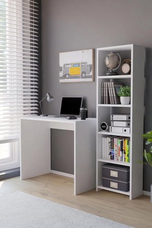 Kitaplıklı Çalışma Masası Bilgisayar Masası Öğrenci Ofis Masası Çok Amaçlı Kitaplıklı Çalışma Masası