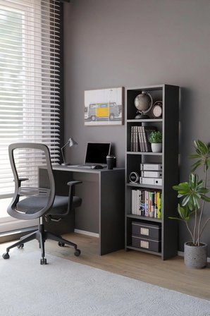 Kitaplıklı Çalışma Masası Bilgisayar Masası Öğrenci Ofis Masası Çok Amaçlı Kitaplıklı Çalışma Masası