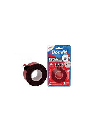 BONDİT YÜKSEK TAŞIMA KAPASİTELİ ÇİFT TARAFLI MONTAJ BANDI 25 MM x 2 MT