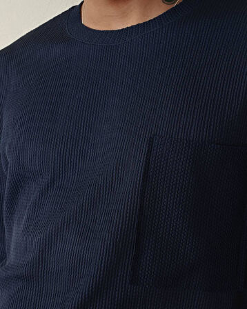 Tek Cepli Oversize Erkek T-Shirt