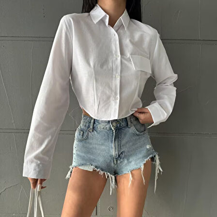 Süs Kapaklı Gömlek