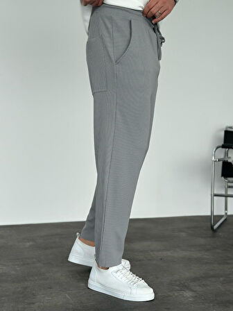 Fitilli Paça Kesik Erkek Boyfriend Pantolon