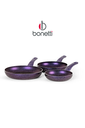 Granit Mor 3'lü Tava Seti 20 Cm / 24 Cm/ 28 Cm
