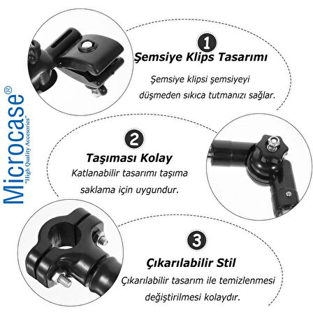 Microcase Bisiklet Bebek Arabası için Katlanabilir Ayarlanabilir Şemsiye Tutucu - AL4815 MDL-D6