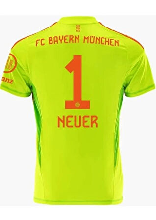 B. Münih M. Neuer Yeni Sezon Krem Renkli Kaleci Yetişkin Futbol Forması