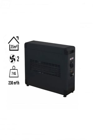 ElectroKonfor Board 3000W Monofaze Elektrikli Fanlı Isıtıcı 1500W / 3000W