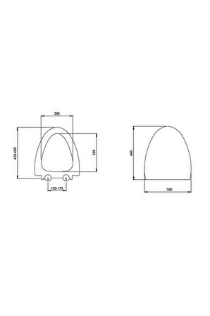 Etna Asma Klozet Kapağı Mat Gri A0325-006