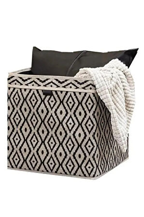 (2 ADET )Bohe Raf Düzenleyici Organizer Kutu, Saklama Kutusu, 30 x 30 x 30 cm