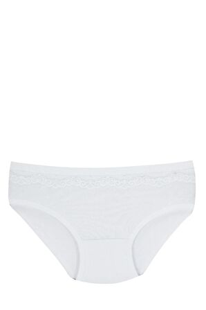 Kız Çocuk Beli Dantelli Külot 6'lı