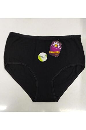 Kadın Siyah Yüksek Bel Bambu 3’lü Paket Harika Külot