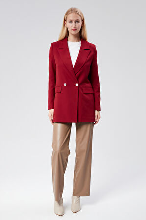 Oversize Dokuma Blazer Ceket