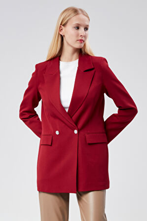 Oversize Dokuma Blazer Ceket