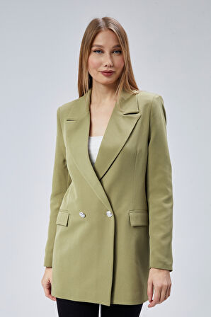 Oversize Dokuma Blazer Ceket