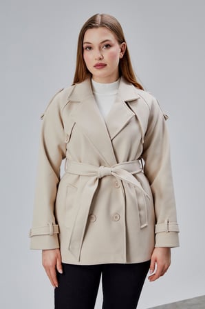 Calina Taş Regular Fit Premium Kaşe Ceket