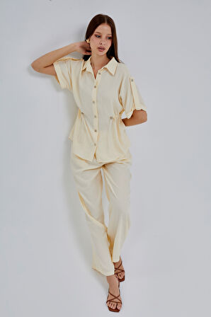 Taş Rahat Kesim Gömlek Pantolon Takım