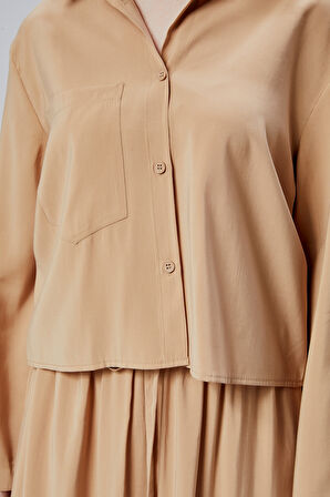 Vizon Oversize Gömlek