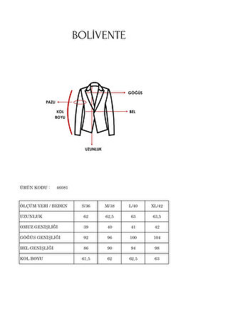 Kadın Regular Kare Yaka Dokuma Ceket