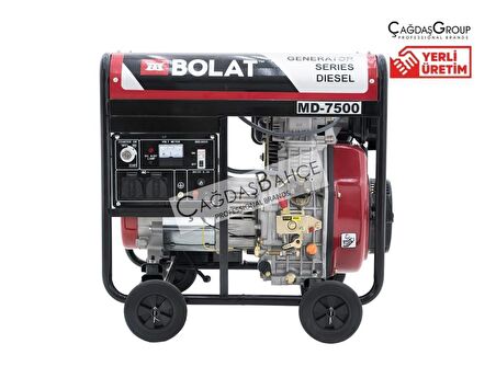 Bolat MD-7500 Dizel Marşlı Jenaratör 7.5 KWa Monofaze