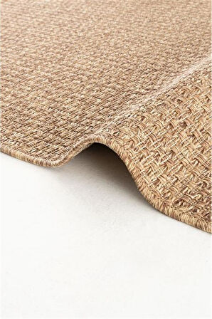 Seyran Halı Bombay 666 Kahve Kolay Temizlenen Dekoratif Sisal Jüt Halı