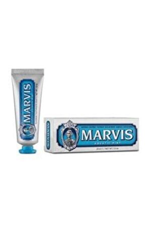 Marvis Aquatic Mint Nane Aromalı Beyazlatma Doğal Diş Macunu 85 ml 