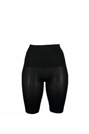 Kadın Siyah Toparlayıcı Paçalı Korse