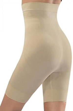 Kadın Yüksek Bel Dikişsiz Paçalı Korse 2452