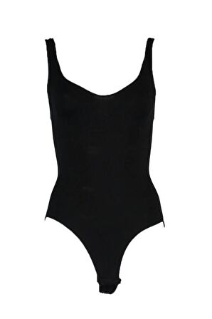 Kadın Siyah Çıtçıtlı Body Korse 2979