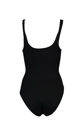 Kadın Siyah Çıtçıtlı Body Korse 2979