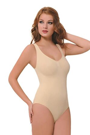 Kadın Ten Çıtçıtlı Body Korse BONBONETTİ 2979