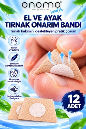 Health El ve Ayak Tırnak Onarım ve Yenileme Bandı 12 Adet 