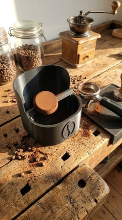 Kahve Knock Box - Espresso Atık Çöp Kutusu ve Puck Ayırıcı