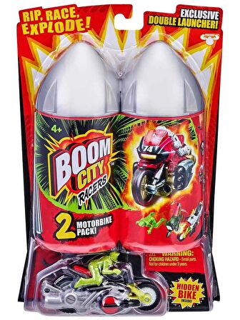 BOOM CİTY RACERS ( MOTORSİKLET SET 2'Lİ)