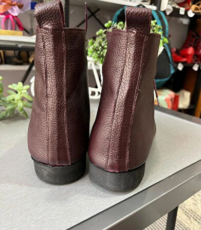 UZUN KONÇLU BORDO ERKEK TANGO-SOLO-SWING DANS BOTU