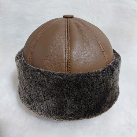 Taba Kahve Klasik Deri Börk