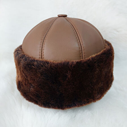 Kampanya Klasik Kahverengi Deri Börk