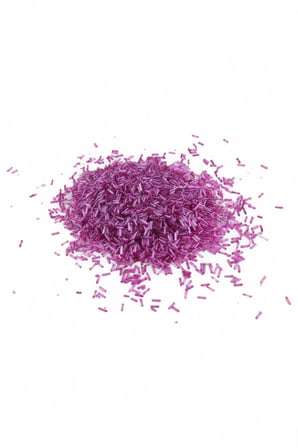 6x2 mm İçten Boyalı Fuşya Boru Boncuk 100 Gr