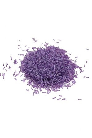 6x2 mm İçten Boyalı Lila Boru Boncuk 100 Gr