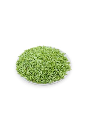6x2 mm Pastel Yeşil Boru Boncuk 90 Gr
