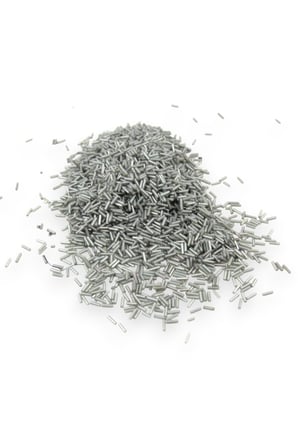6x2 mm Kristal Gri Boru Boncuk 100 Gr