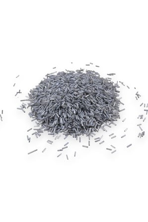 6x2 mm Kristal Koyu Gri Boru Boncuk 100 Gr