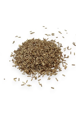 6x2 mm Kaplama Gold Boru Boncuk 100 Gr