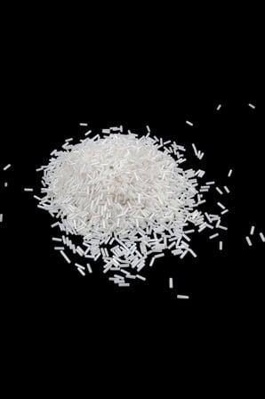 6x2 mm İnci Krem Boru Boncuk 100 Gr